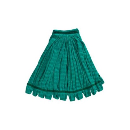 Rubbermaid Commercial Rubbermaid Wet Foot Microfiber Tube Mop Head w5 Headband  T85206, PK6 FGT85206GR00